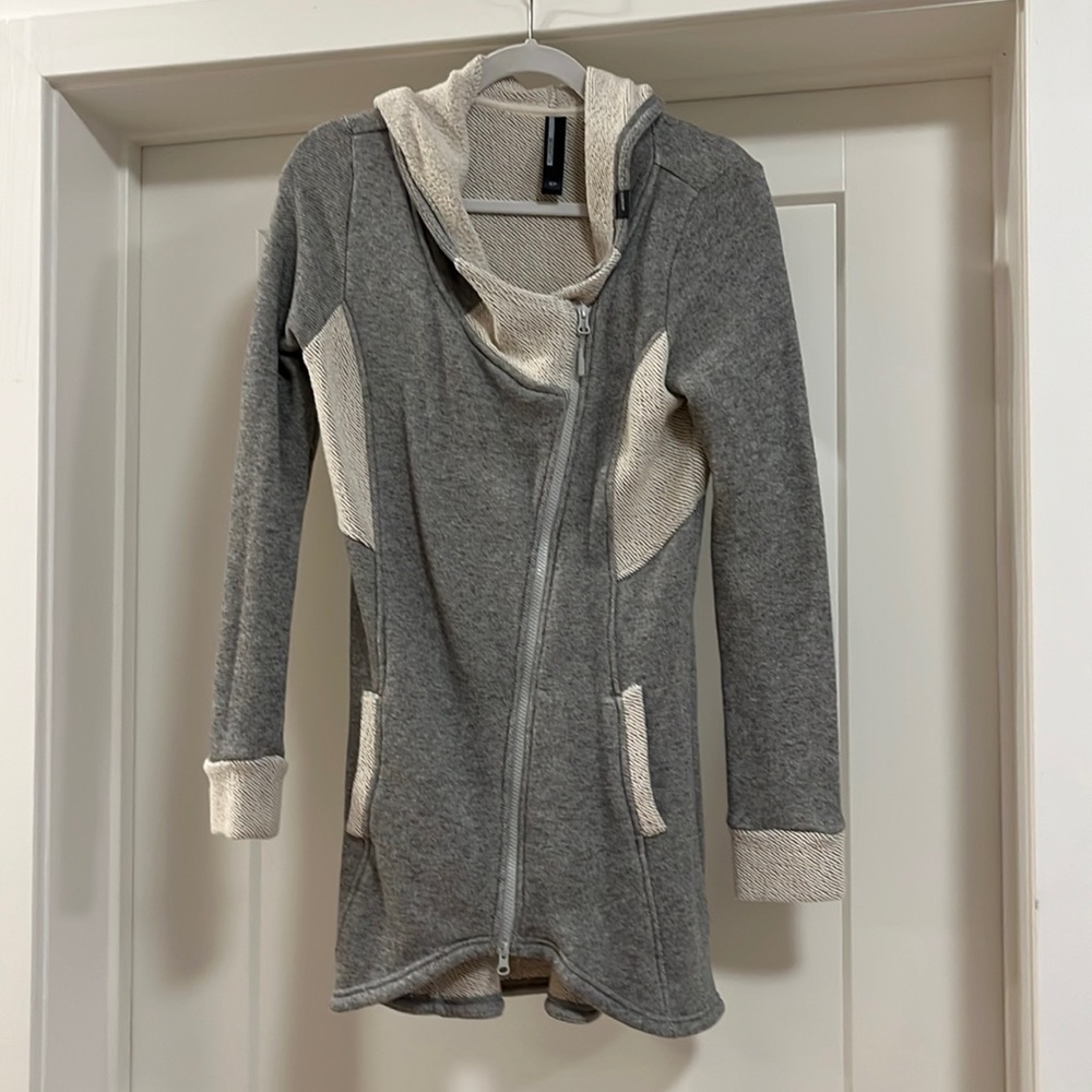 Monsters size small gray zip up- never worn